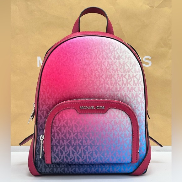 MICHAEL KORS Jaycee Medium Ombré Signature Logo Backpack
Dark Raspberry Multi - Picture 3 of 16